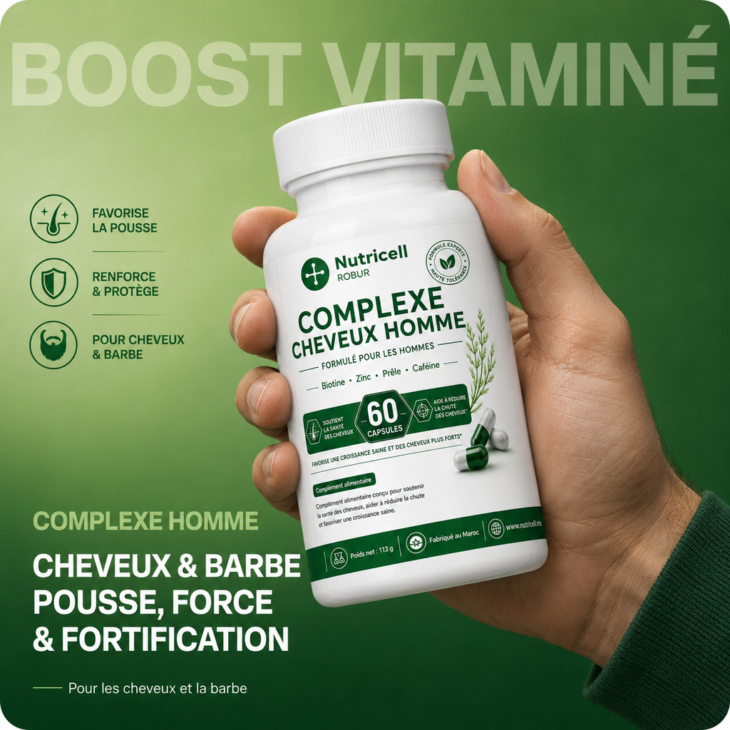 Nutricell Robur - Biotine Pour Homme