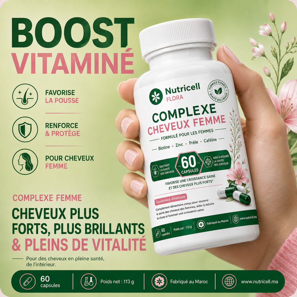 Nutricell Flora - Complexe Biotine Pour Femme